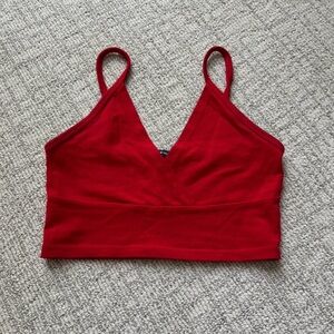 Brandy Melville Red Amara Tank Top